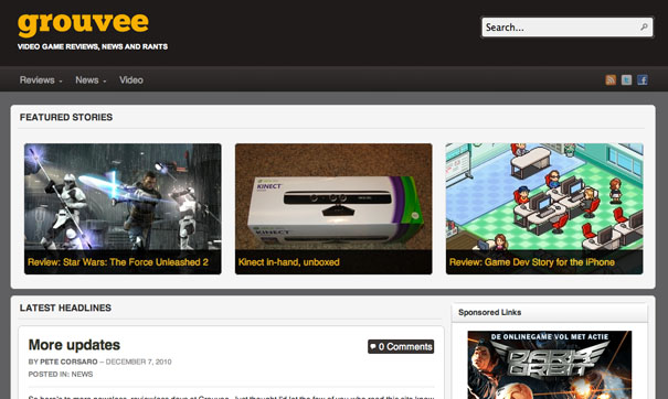 20+ Cool WordPress Sites Using Arras Theme   grouvee screenshot arras theme