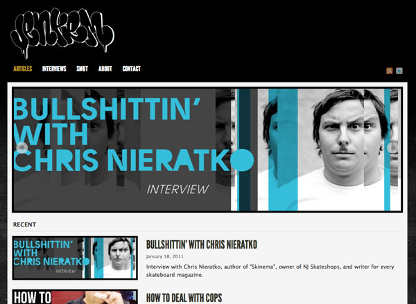 20+ Cool WordPress Sites Using Arras Theme   jenkem magazine arras theme