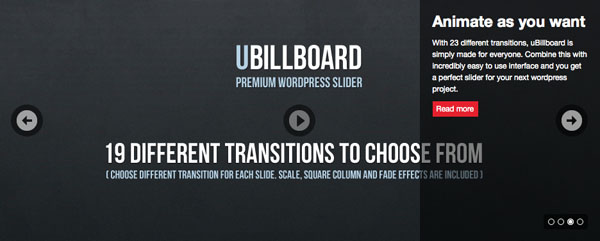 10 Fantastic Content Slider Plugins for WordPress   wordpress content sliders ubillboard