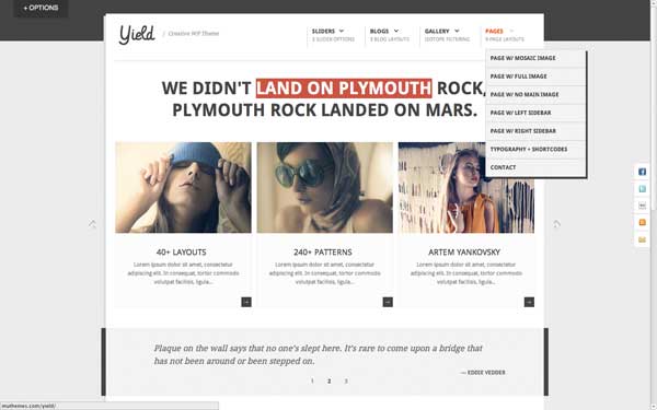 premium wordpress themes 10 Awesome August 2011 WordPress Premium Themes yield premium creative wordpress theme august 2011