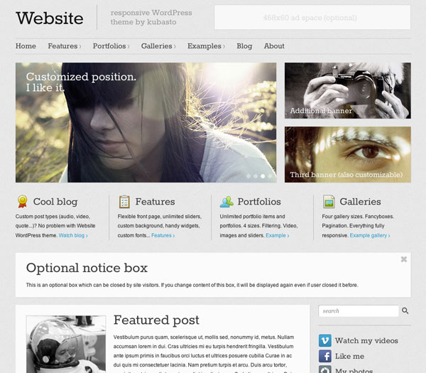 {focus_keyword} The 11 Best Premium WordPress Themes of March 2012 website premium magazine blog theme responsive