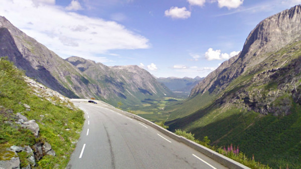 The 7 Most Beautiful European Roads on Google Streetview   streetviewroutes 01 trollstigen 600x337