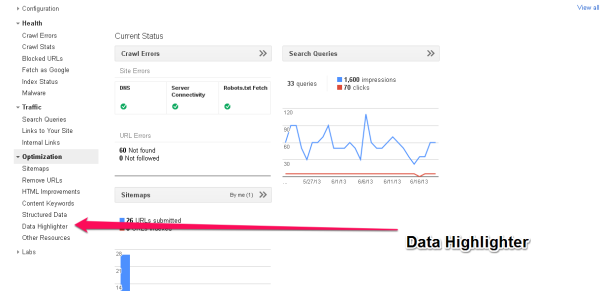 Google's Data Highlighter