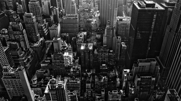 10 HD Wallpapers of New York City   new york city black white hd wallpaper 600x337