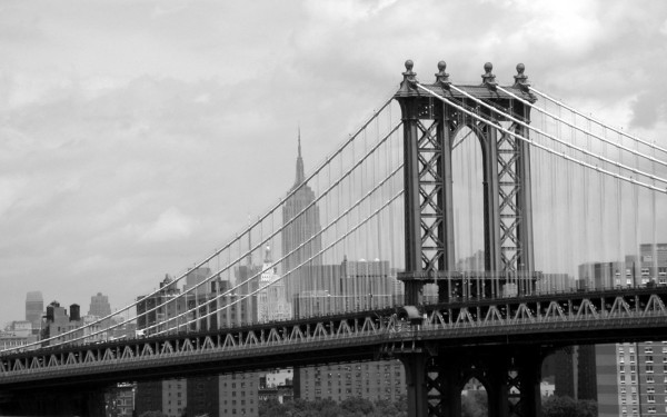 10 HD Wallpapers of New York City   new york city brooklyn bridge classic wallpaper 600x375