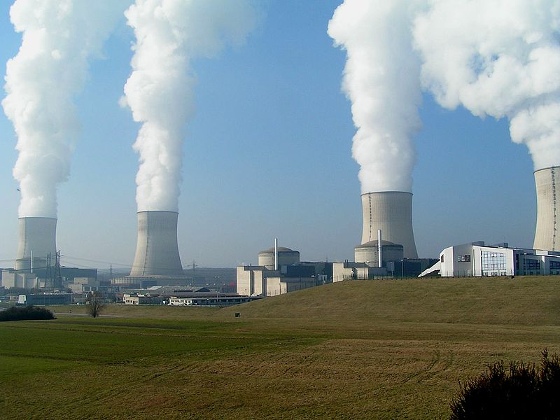 Cattenom Nuclear Power Plant in France: About 75% of French electricity is generated by nuclear power plants