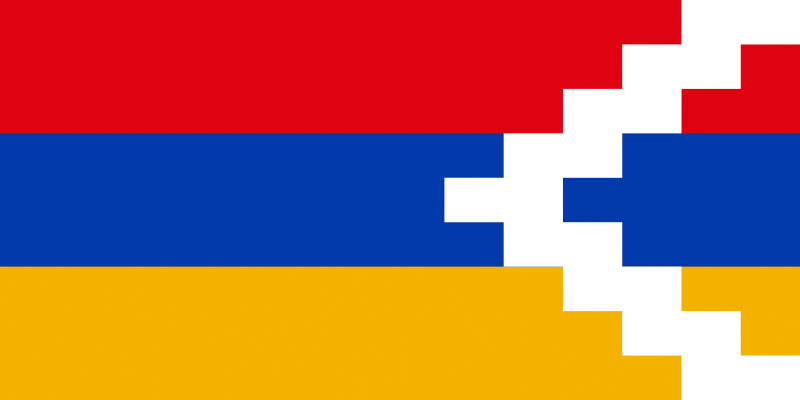 No this this not a pixel art version of the Nagorno-Karabakh flag, it's the real deal! nations you never heard of 10 Nations You Probably Never Heard Of nations you never heard of nagorno karabakh republic flag