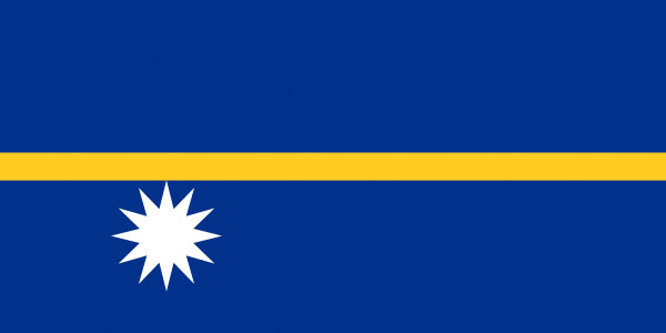 The flag of Nauru nations you never heard of 10 Nations You Probably Never Heard Of nations you never heard of nauru flag