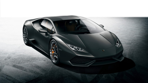 Car wallpaper: Lamborghini Huracan LP 610-4 (black/dark grey) front right view car wallpaper Lamborghini Huracán LP 610-4: 21 Car Wallpapers car wallpaper lamborghini huracan lp 610 4 wallpaper background dark grey black front right asphalt